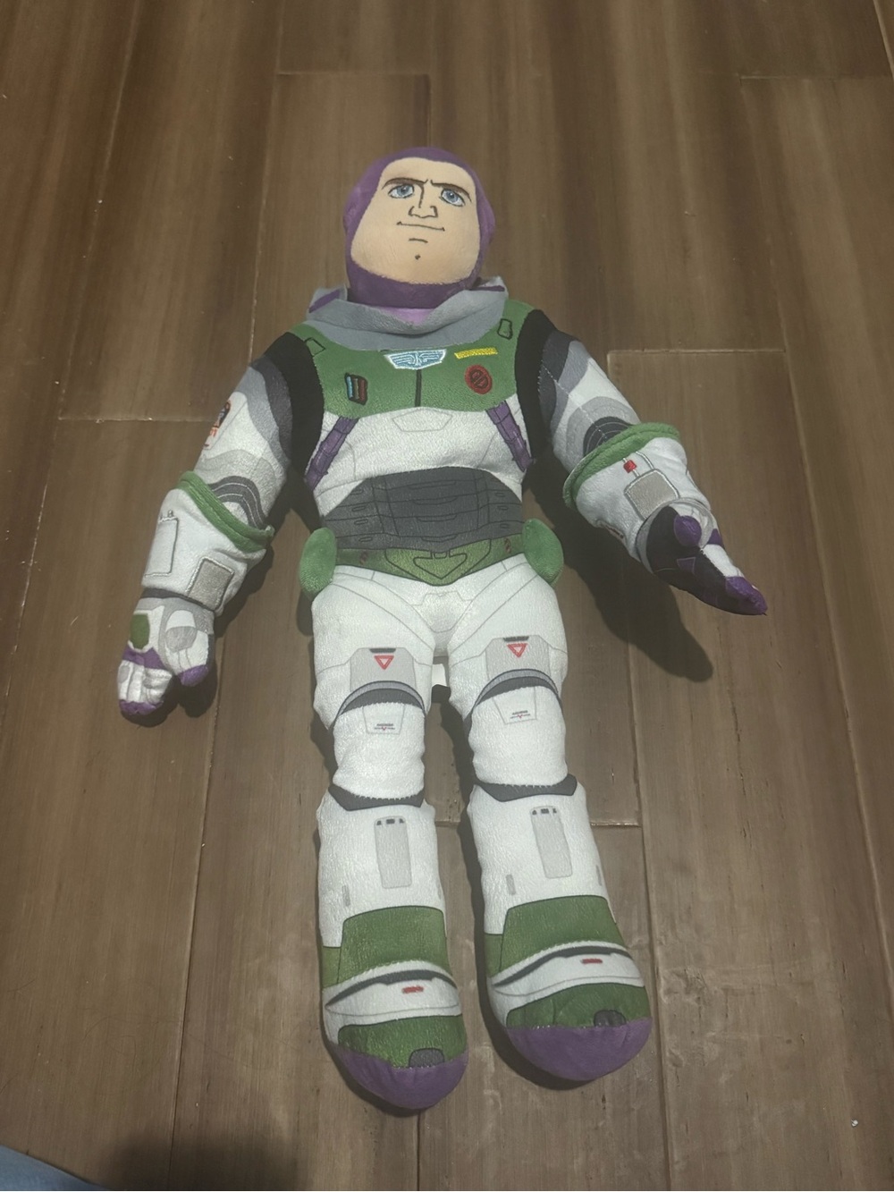 Disney Buzz Lightyear Plush - White, Green & Purple